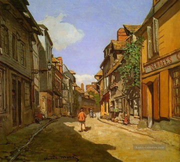 Le Rue de la Bavolle bei Honfleur Claude Monet Ölgemälde